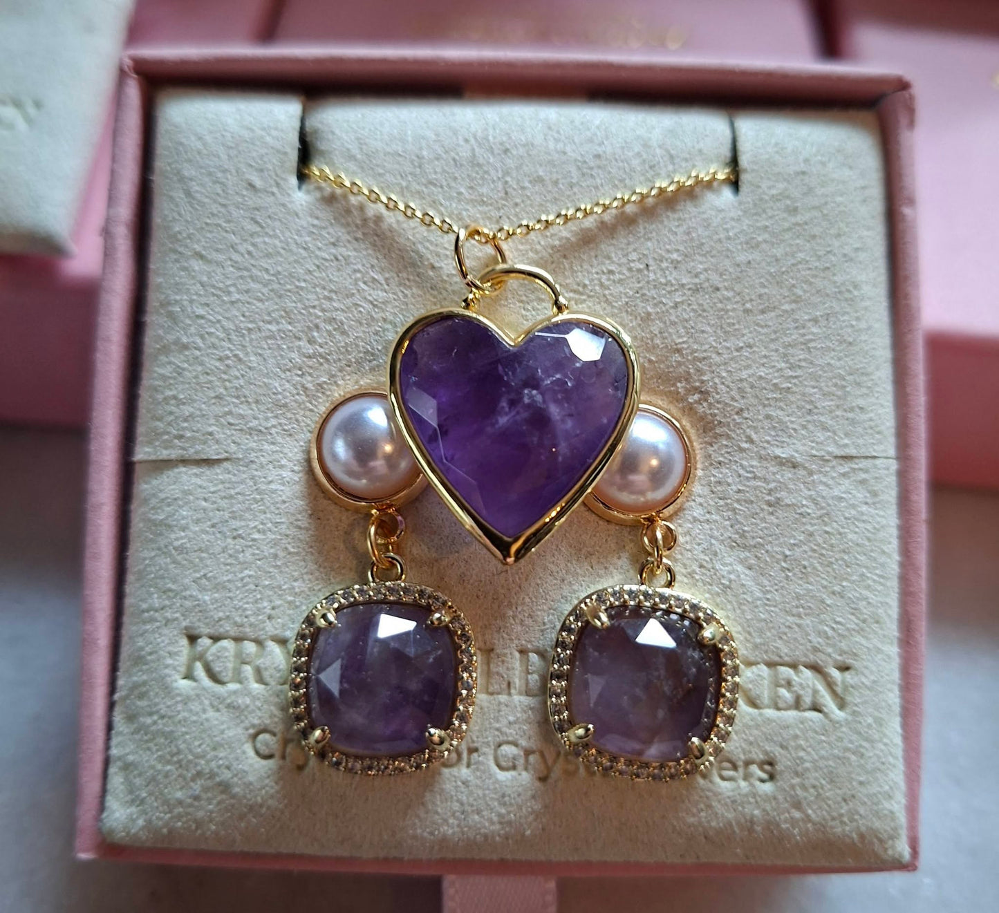 SUMMERDEAL / MICCI DESIGN Classic Earrings + Heart Necklace , Gold Electroplated - 7 Design