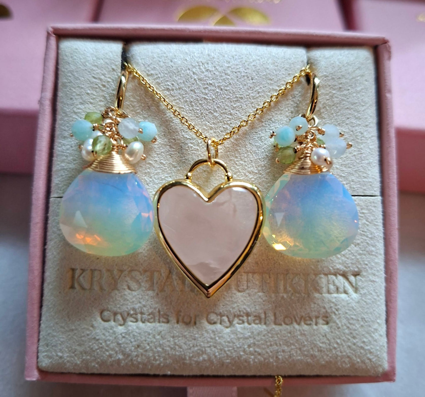 SUMMERDEAL / MICCI DESIGN Classic Earrings + Heart Necklace , Gold Electroplated - 7 Design