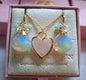 SUMMERDEAL / MICCI DESIGN Classic Earrings + Heart Necklace , Gold Electroplated - 7 Design