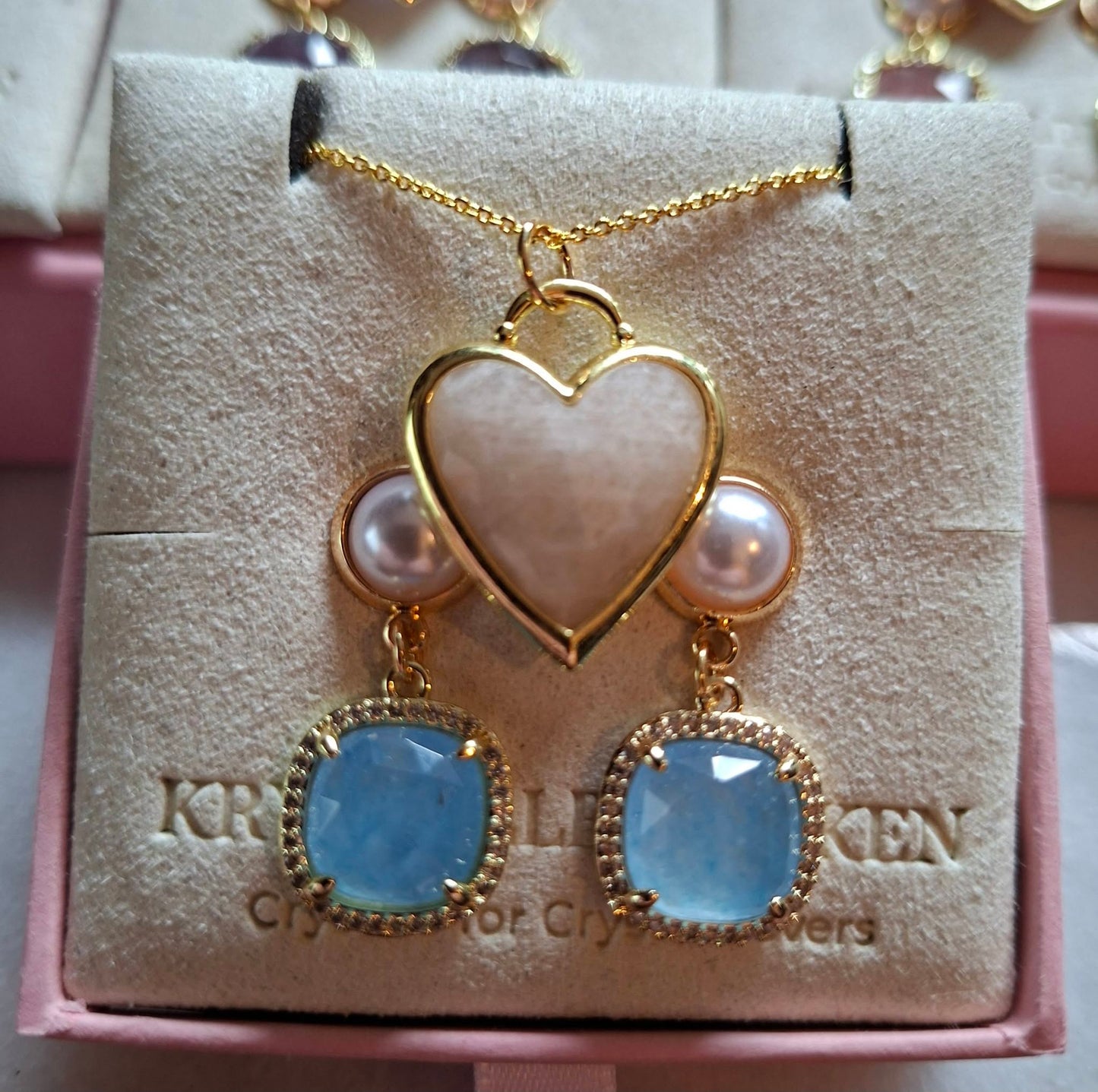 SUMMERDEAL / MICCI DESIGN Classic Earrings + Heart Necklace , Gold Electroplated - 7 Design