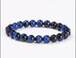 Enkelt og fleksibelt steinarmbÅnd, Dark Blue Tiger Eye