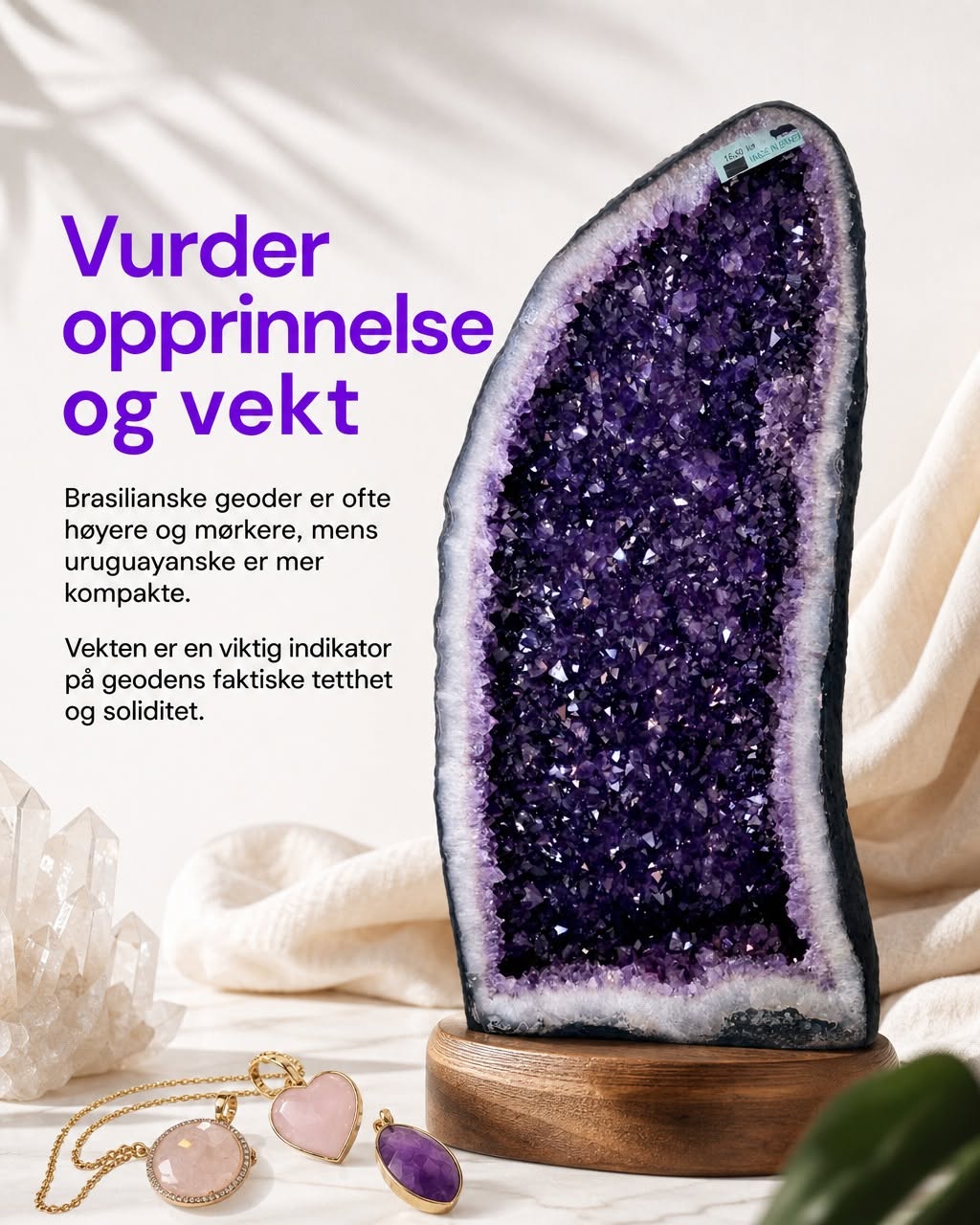 Valg av Ametyst Geode / Hva du bør se etter !