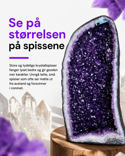 Valg av Ametyst Geode / Hva du bør se etter !