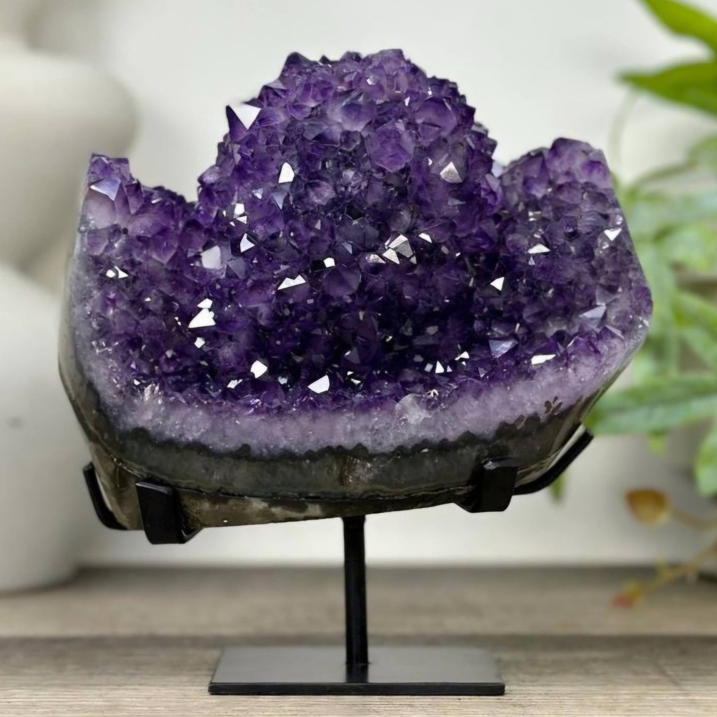 Natural Uruguay Amethyst Crystal Cluster - MWS3305, 16x14cm