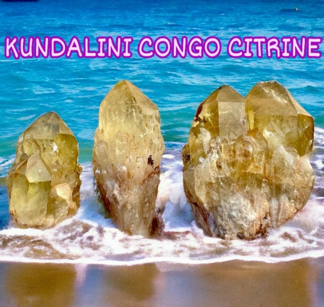 ABOUT GENUIN AND NATURAL CONGO KUNDALINI CITRINE CLUSTER CRYSTALS (CATHEDRAL QUARTZ )
