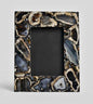 New - handmade Exclusive Picture Frame in natural Botswana Agat Stone, 20x15ramme ( 10x15 Photo)