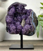 Natural Uruguay Amethyst & Calcite Formation with Stalactites and Blue Agate Shell - MWS3287, 19x14cm, 2.5kg