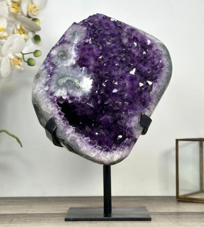 Top Grade Natural Amethyst Stone Statement Piece - MWS2829, 30x20cm - 6.5kg