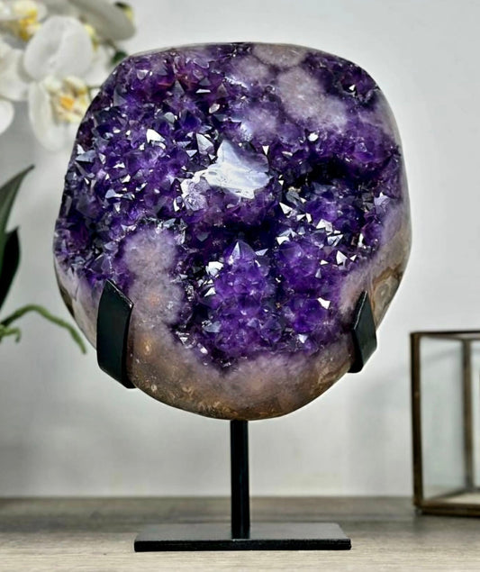 A Grade Natural Amethyst Cluster with Stalacite Formations - MWS2305, 24.5x17cm - 4.66kg