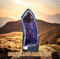 Månedens Utvalgte / Premium Tall AMETYST GEODE - Inntil 40% OFF + Fri Frakt - Unique Natural Ametyst - 48x21cm - 17kg