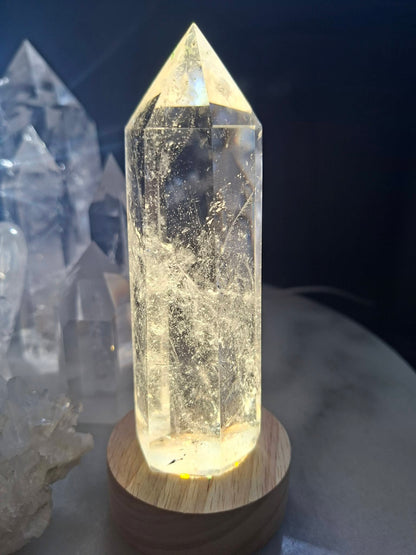 Brazilian Clear Quartz High Quality Tower , ca. 10x4cm - 250 gram