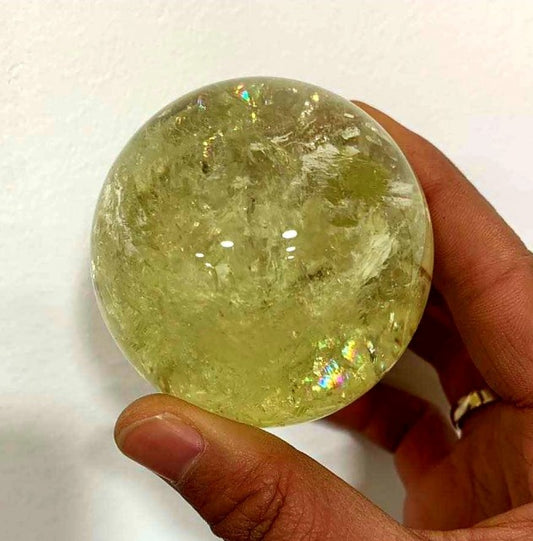 Vakre Citrine Spheres,  medium size 50mm