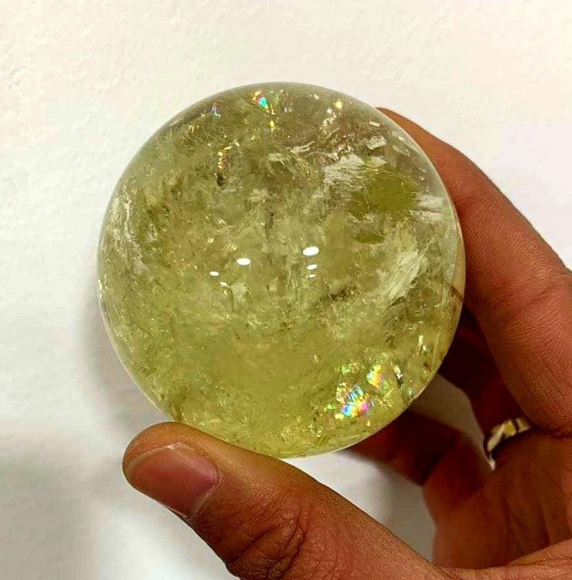 Vakre Citrine Spheres,  medium size 50mm