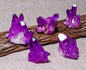 Mørk Lilla Aura Kvarts Cluster, 200gram