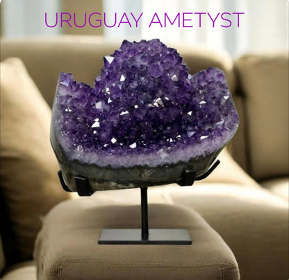 Natural Uruguay Amethyst Crystal Cluster - MWS3305, 16x14cm - 2.kg