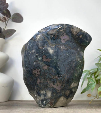 Large Natural Self Standing Artiga Amethyst Geode from Uruguay - STGE0088, 6kg - 24.5 x 25.5 x 17cm