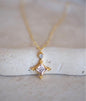 New CILA " Laila " Necklace w/ Morganite Hydro, Moonstone 18K Goldplated,