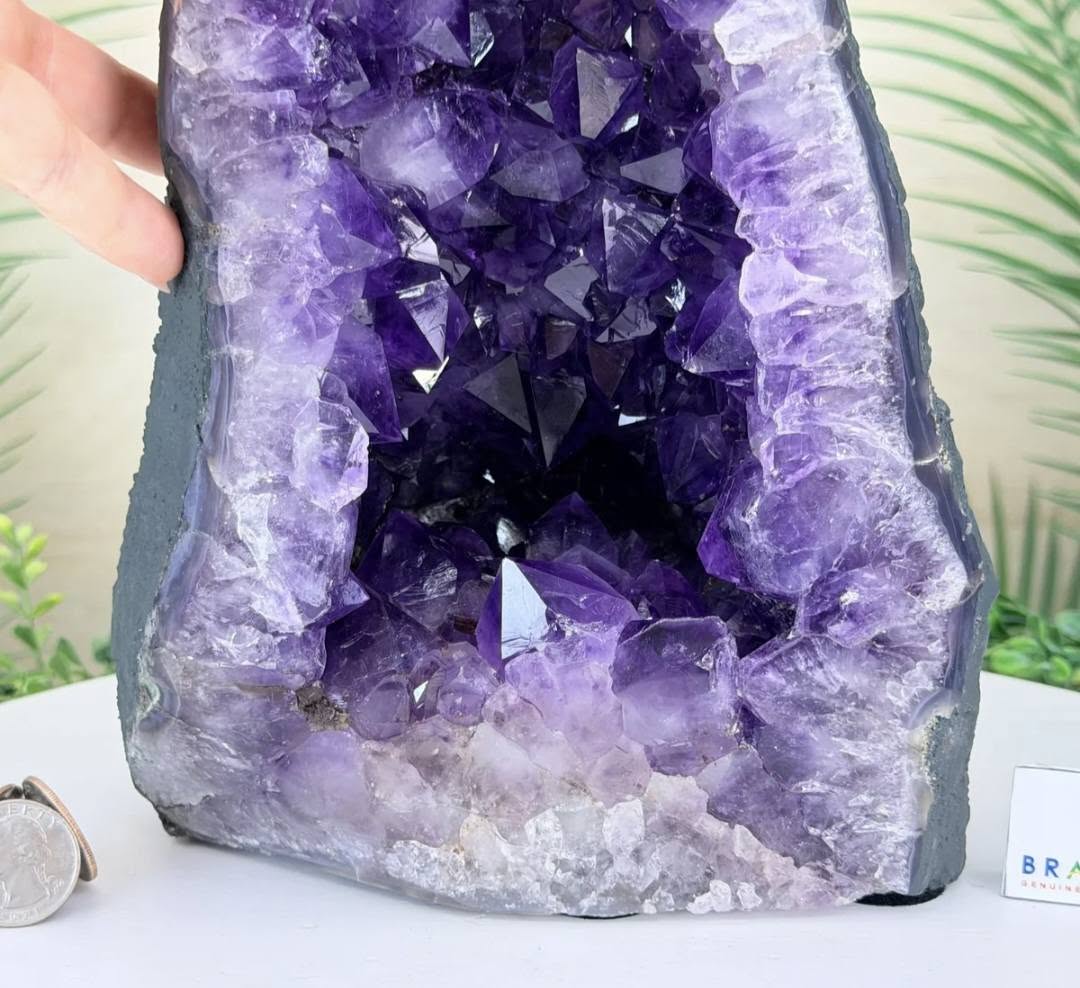 Brazilian Amethyst Cathedral, Extra Plus Quality, ca. 7kg - 28x17cm #5601-1775