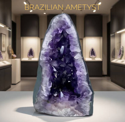 Brazilian Amethyst Cathedral, Extra Plus Quality, ca. 7kg - 28x17cm #5601-1775