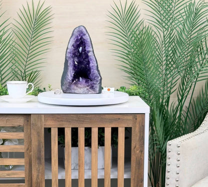 Brazilian Amethyst Cathedral, Extra Plus Quality, ca. 7kg - 28x17cm #5601-1775