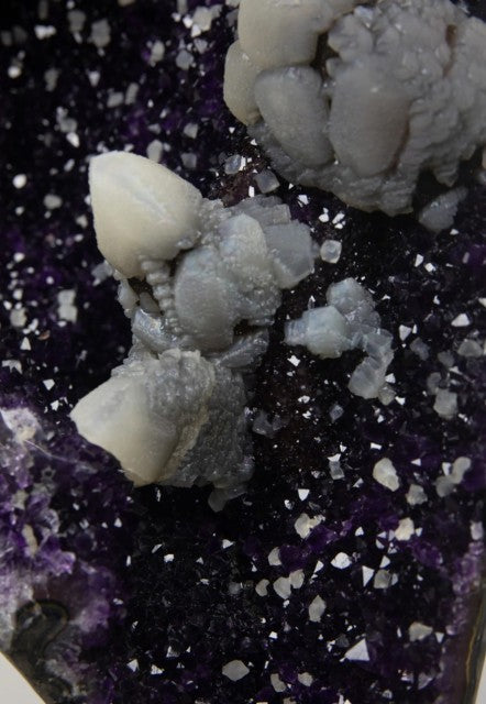 Unique Collection Grade Natural Amethyst with Rare Calcite Formation - AWS0958, 90x31x21cm