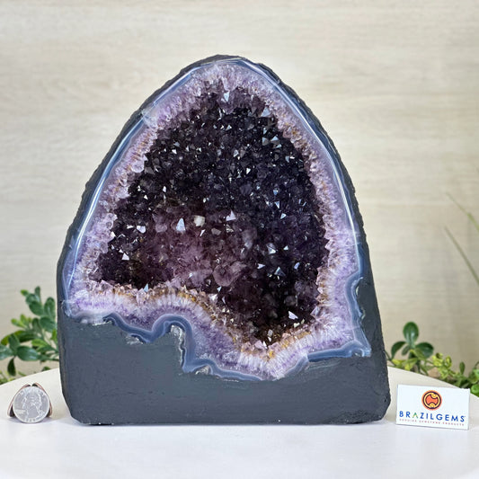 Extra Plus Quality Brazilian Amethyst Cathedral, 9.5kg and 24cm Tall #5601-1520