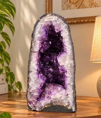 Amethyst Crystal Geode 1051 Premium Queen Grade 14.96kg H36xW19xD25cm