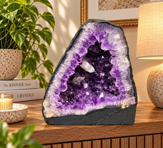 Amethyst Crystal Geode 1061 Premium Queen Grade 14.22kg H31xW28xD15cm