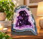 Amethyst Crystal Geode 1068 Premium Queen Grade 13.65kg H26xW26xD19cm
