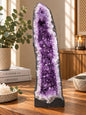 Tall Amethyst Crystal Geode 1117 Premium Queen Grade 23.92kg H72xW23xD15cm