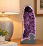 Tall Amethyst Crystal Geode 1178 Premium Queen Grade 13.88kg H51xW22xD15cm