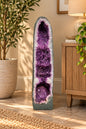 Very Tall Amethyst Crystal Geode 1209 Premium Queen Grade 35.99kg H77xW18xD23cm