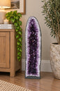 Very Tall Brazilian Amazon Amethyst Crystal Geode 1217 Premium Queen Grade 61kg – H91xW26xD22cm