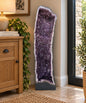 Very Tall Amethyst Crystal Geode 732 Premium Queen Grade 93kg – H120xW28xD34cm