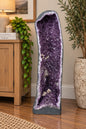 Very Tall Amethyst Crystal Geode 734 Premium Queen Grade 111kg – H119xW28xD32cm