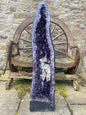 Very Tall Amethyst Crystal Geode 891 Premium Queen Grade 86kg – H116xW30xD35cm