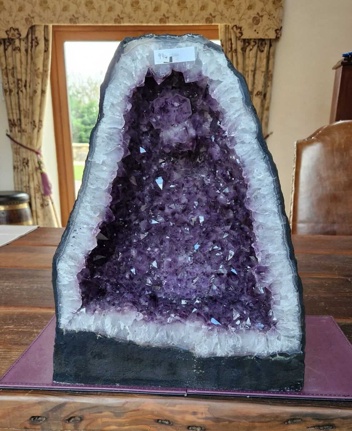 Amethyst Crystal Geode 994 Premium Queen Grade 23.58kg – H40xW32xD20cm