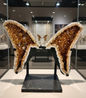 KAMPANJE CITRINE ( Heated ) GEODE BUTTERFLY ANGEL WINGS - Inntil 40% OFF + Fri Frakt - 58x55cm - 22Kg mined in Brazil