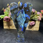 Extra stor og vakker Labradorite Engel, ca. 18 - 20cm , +1kg