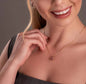 New 2025 Brazil Gem Round Amethyst Cabochon Pendant 18K Gold Plated Necklace