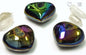 Store ( 55-70mm) Regnbue Titan Druzy Hjerter fra Brasil