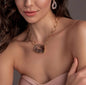 New 2025 Brazil Gem Natural Agate Geode 18K Gold Plated Collar Necklace