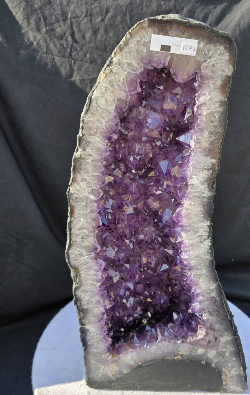 Tall Amethyst Crystal Geode 1094 Premium Queen Grade 16.41kg – H46xW23xD14cm