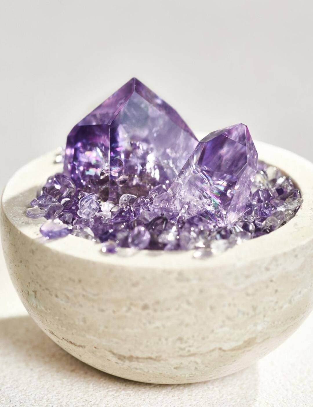 AAA+ Brazilian Quality Amethyst Energy Bowl 2025 - Inner Peace - Wisdom !
