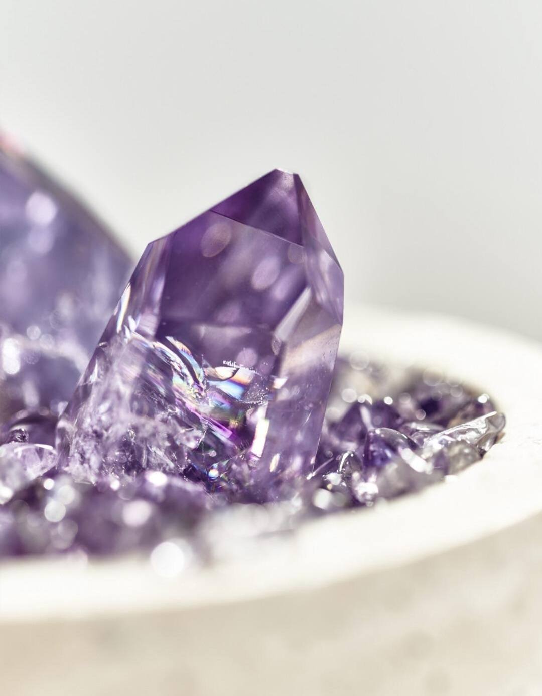 AAA+ Brazilian Quality Amethyst Energy Bowl 2025 - Inner Peace - Wisdom !