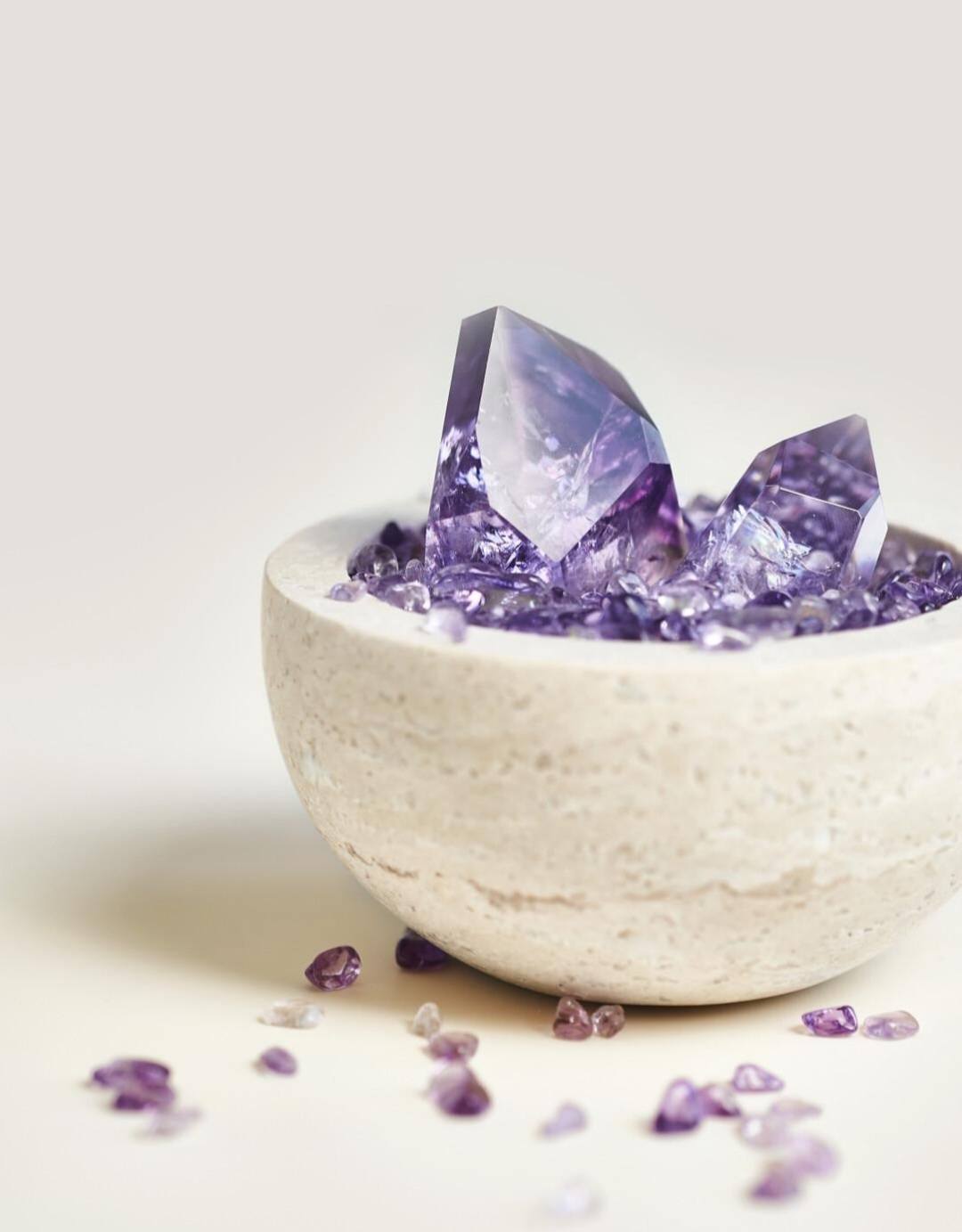 AAA+ Brazilian Quality Amethyst Energy Bowl 2025 - Inner Peace - Wisdom !