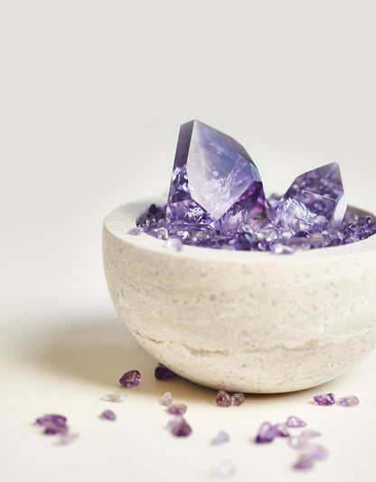 AAA+ Brazilian Quality Amethyst Energy Bowl 2025 - Inner Peace - Wisdom !