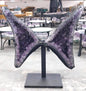 Eksklusiv Brazilian Ametyst Butterfly Angel Wings 62x25x13cm - 46kg. AAA+ Kvalitet