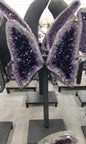 Eksklusiv Brazilian Ametyst Butterfly Angel Wings 64x66x37cm - 71kg. AAA+ Kvalitet
