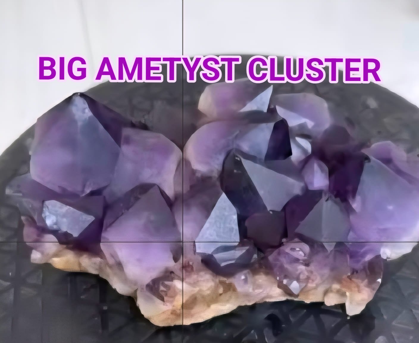 Månedens Utvalgte / Big Brazilian Ametyst 2kg Cluster